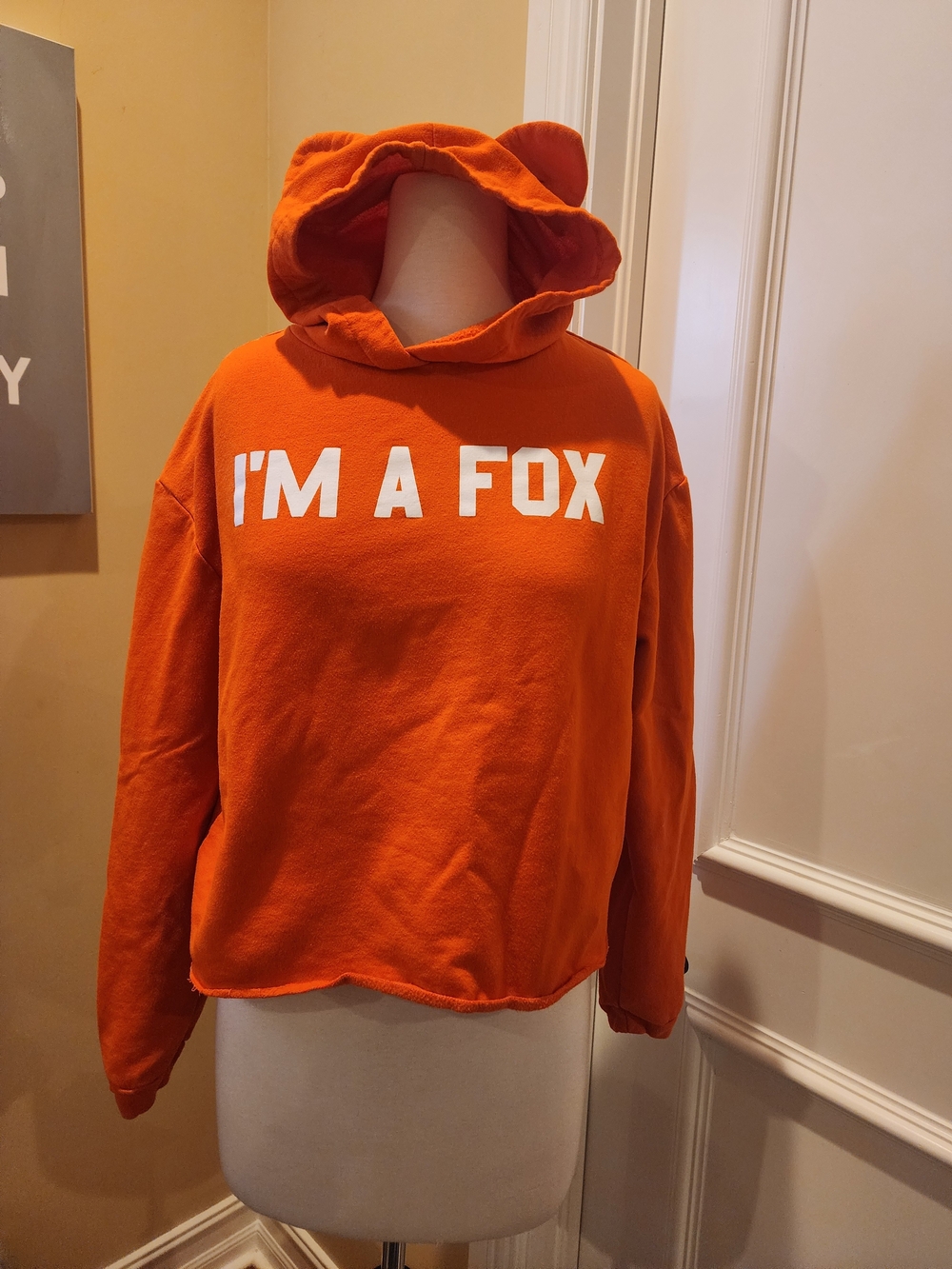 I'm A Fox Orange Hooded Sweatshirt - Women's Jacket
